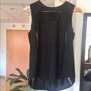 Ann Taylor Sleeveless Cutout Blouse